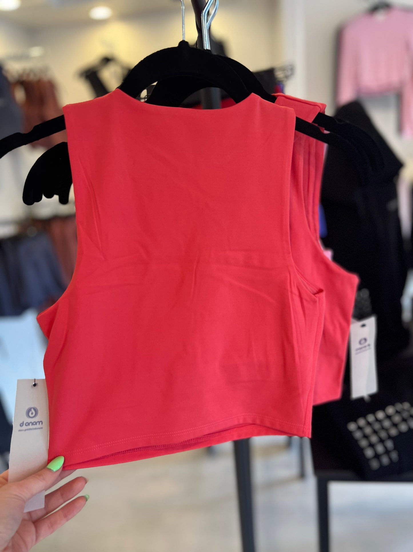 Paradise Pink Cropped Tank