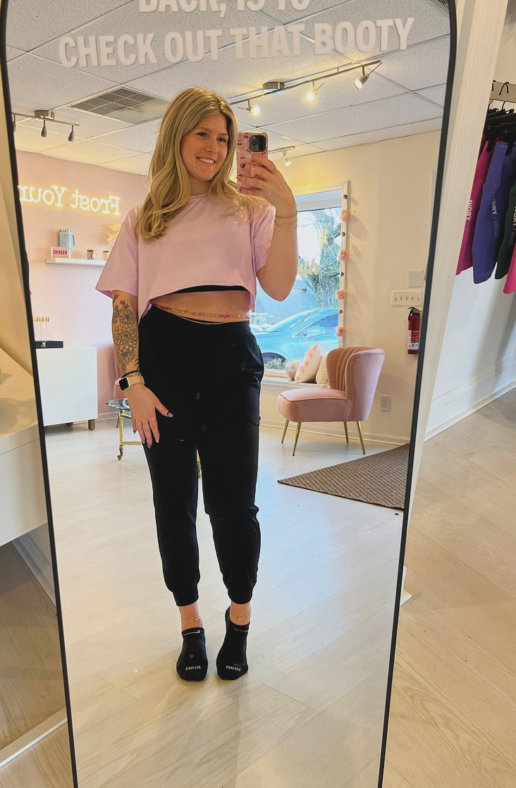 Cuffed Joggers with Pockets