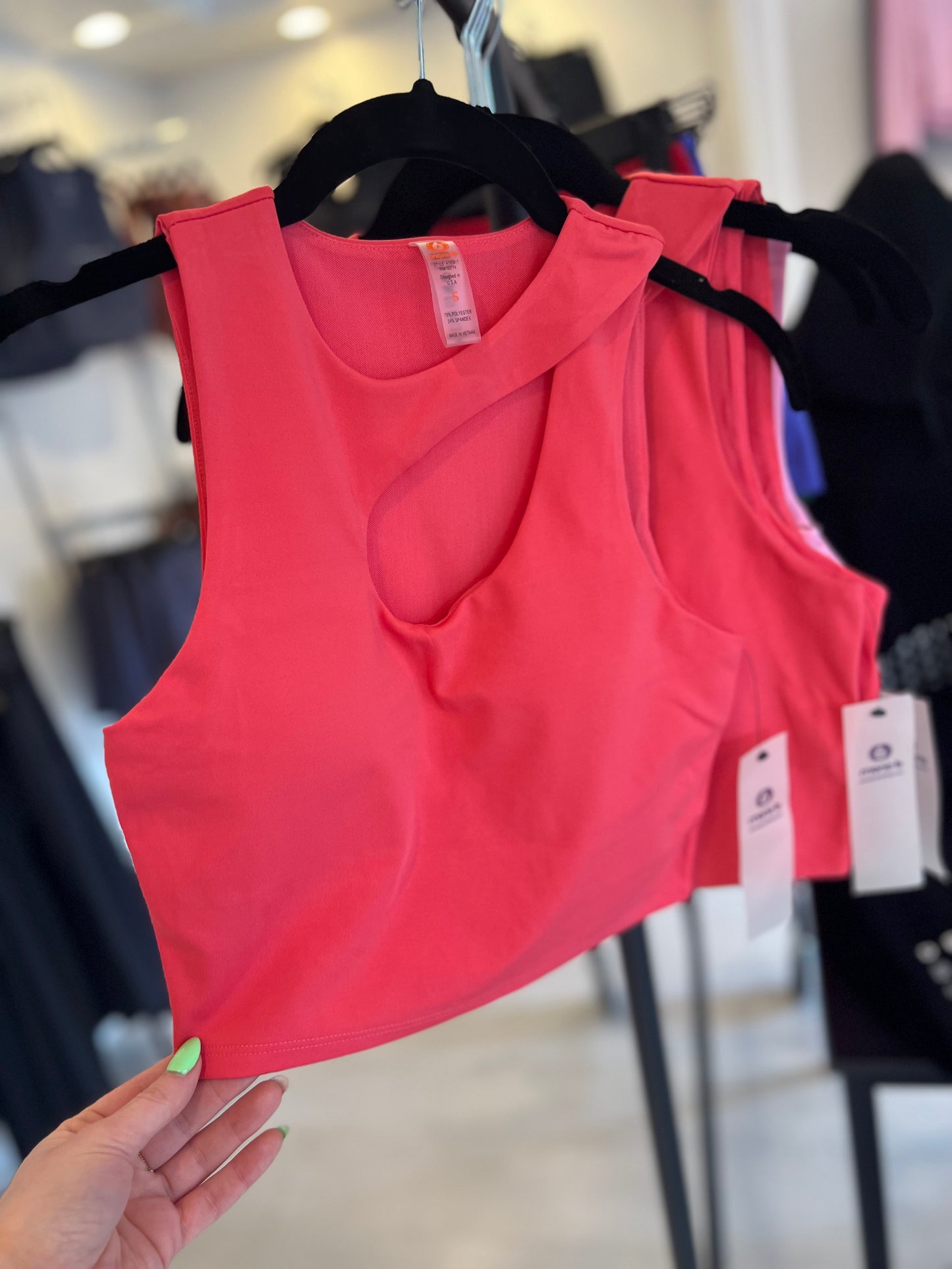 Paradise Pink Cropped Tank