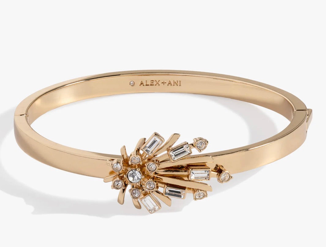 Festive Sparkle Hinge Bangle