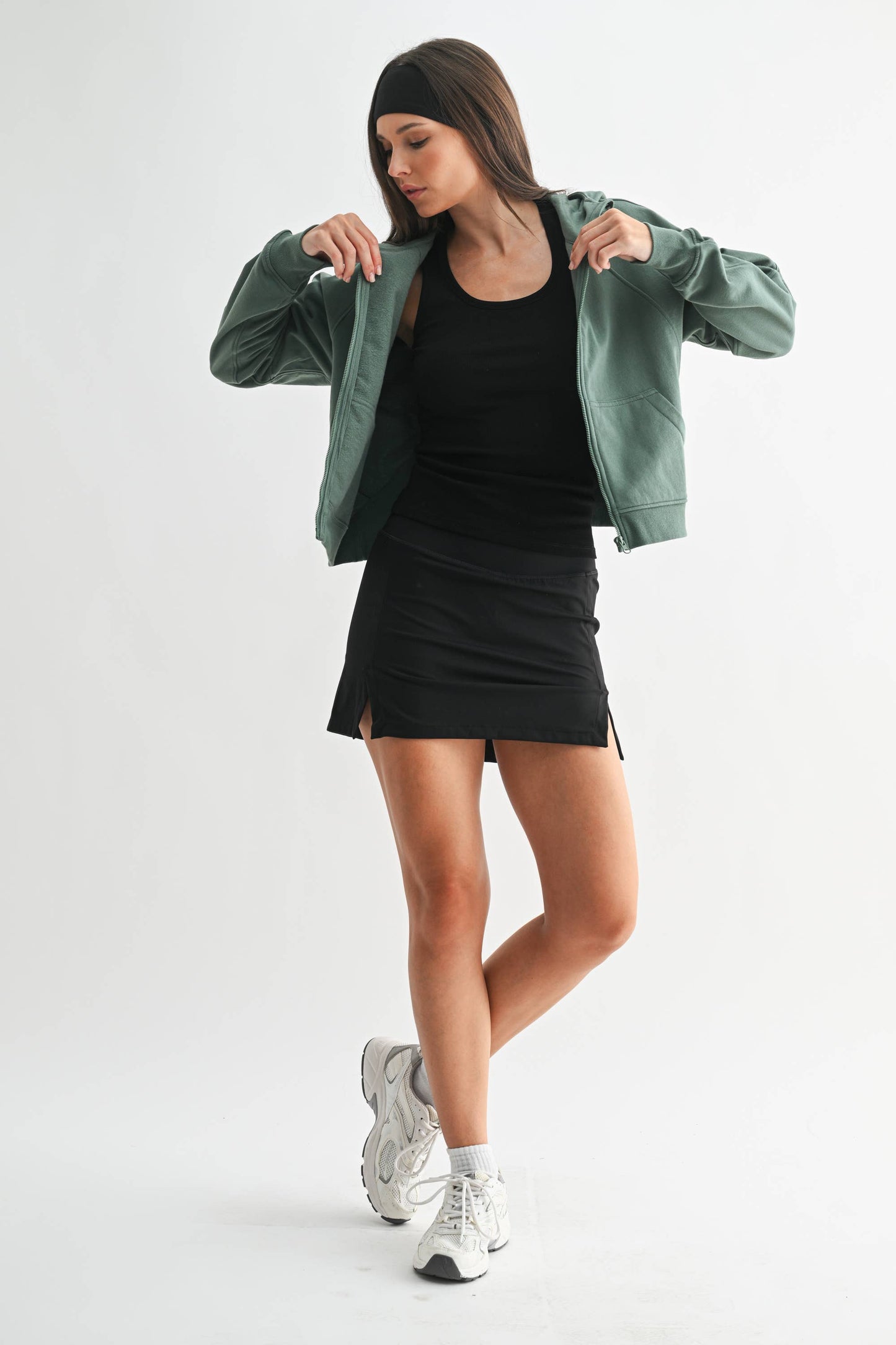 Zip-Up Fleece Hoodie