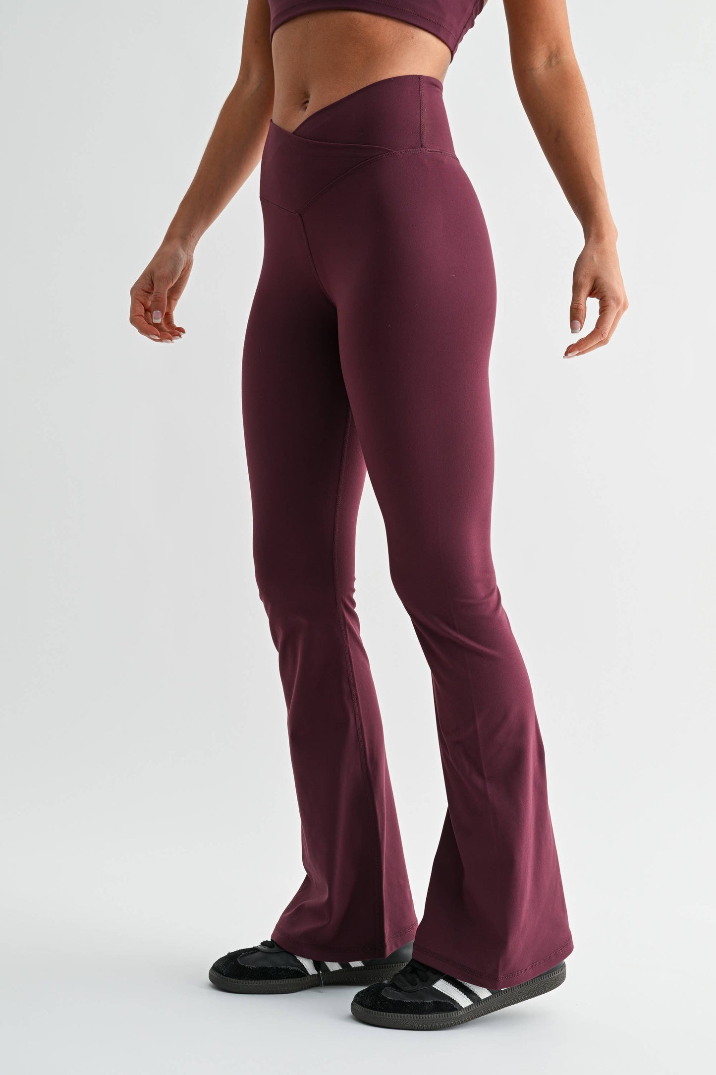 Crossover Waist Yoga Pants