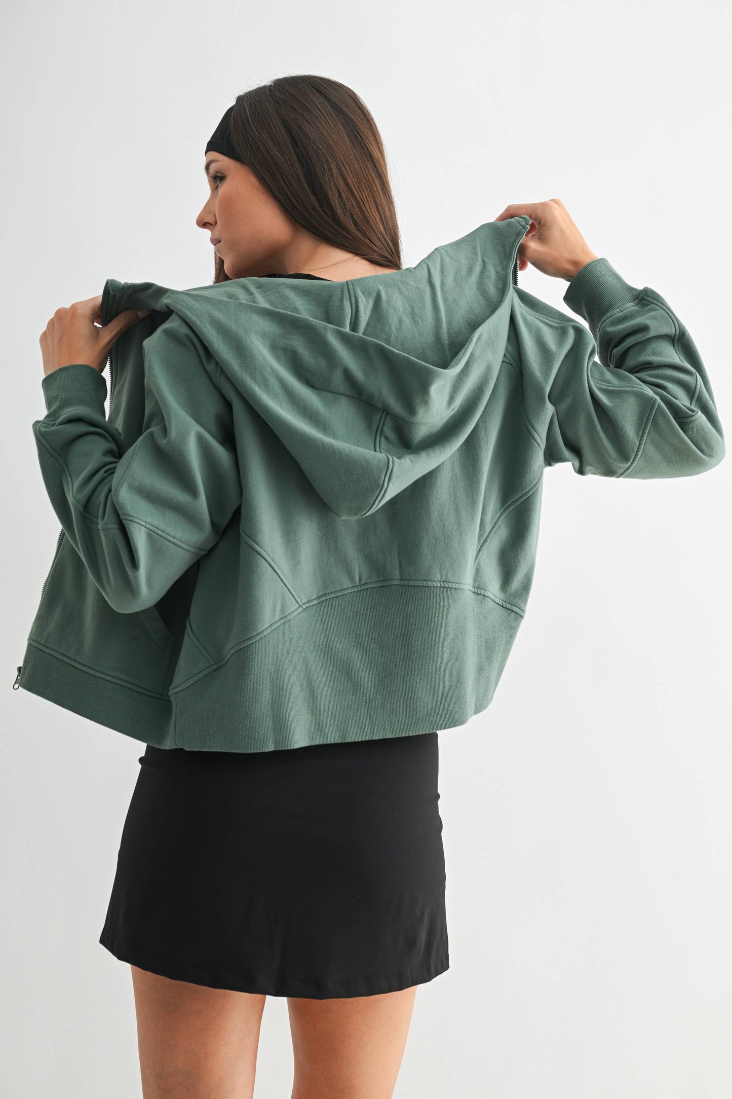 Zip-Up Fleece Hoodie