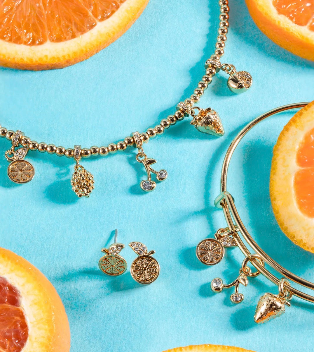 Fall Harvest Charm Bangle