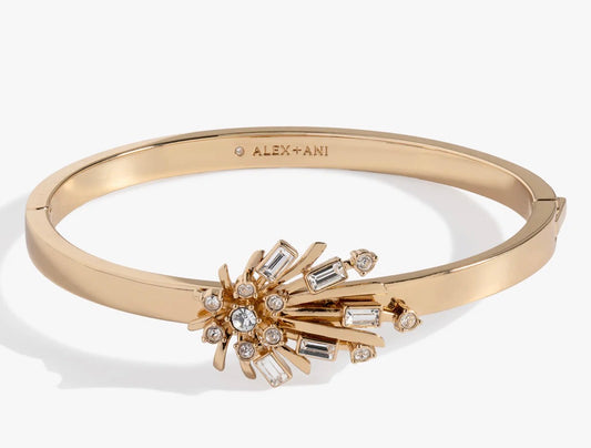 Festive Sparkle Hinge Bangle